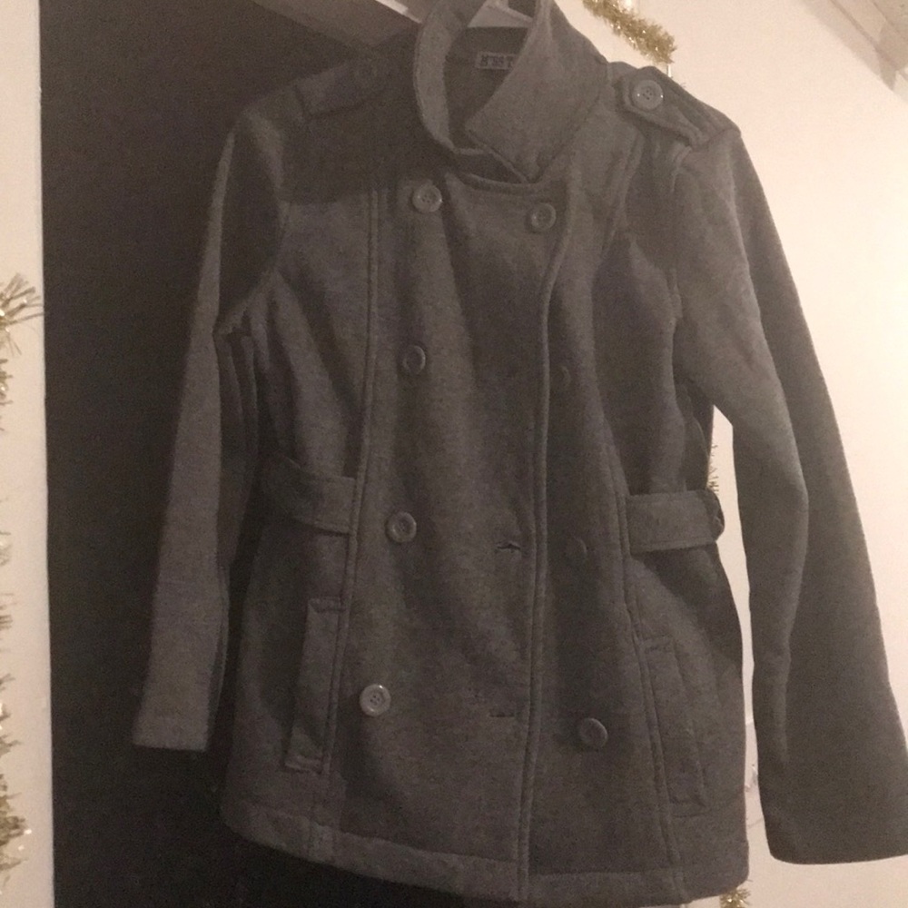 Grey coat